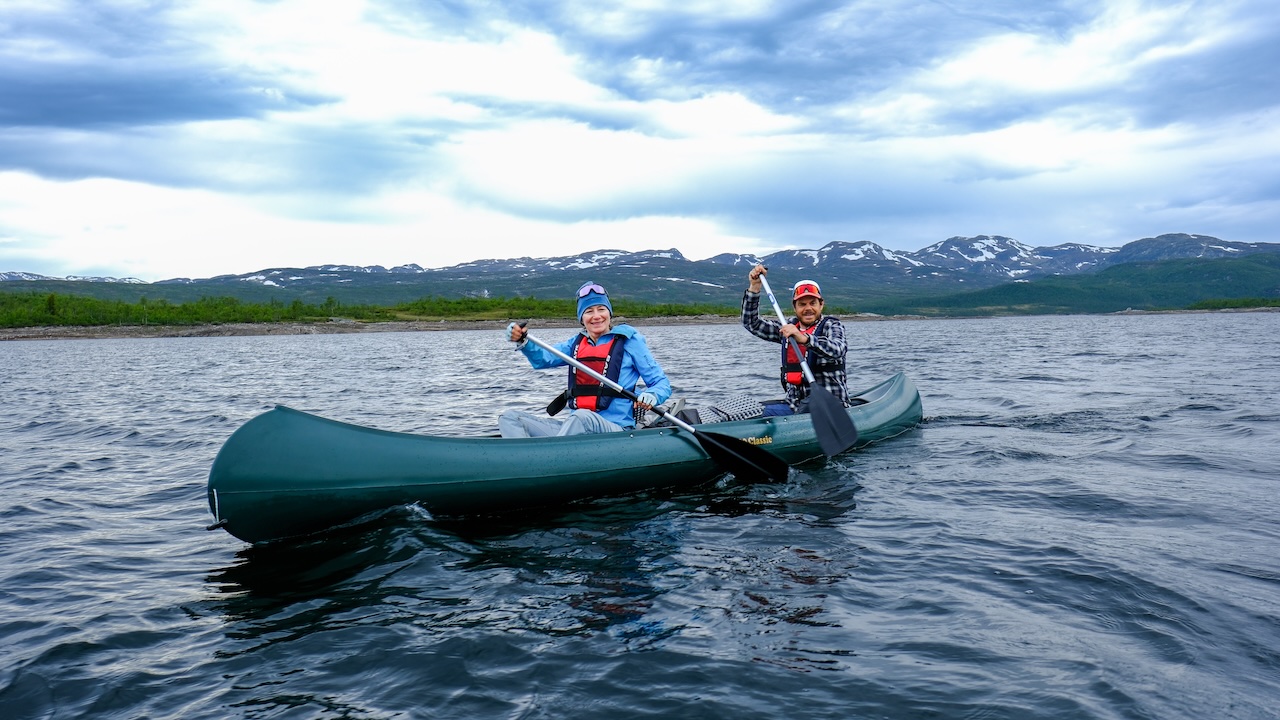 Kanotur på Hardangervidda