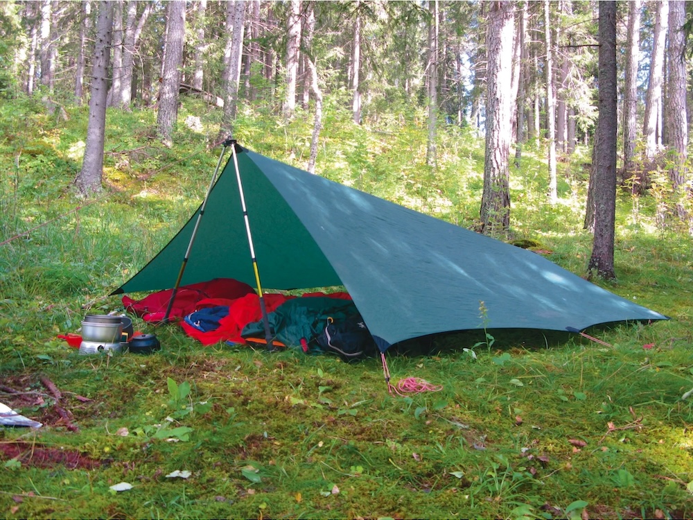 Hilleberg Tarp 10 UL i skogen