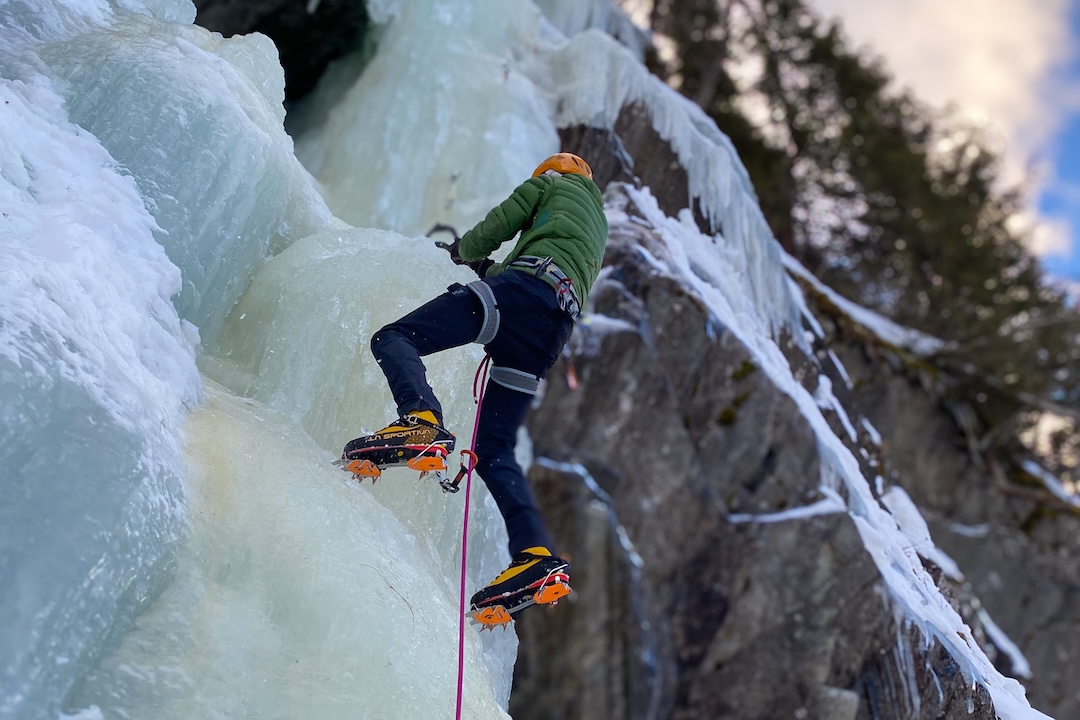 Into the Ice — climbing action