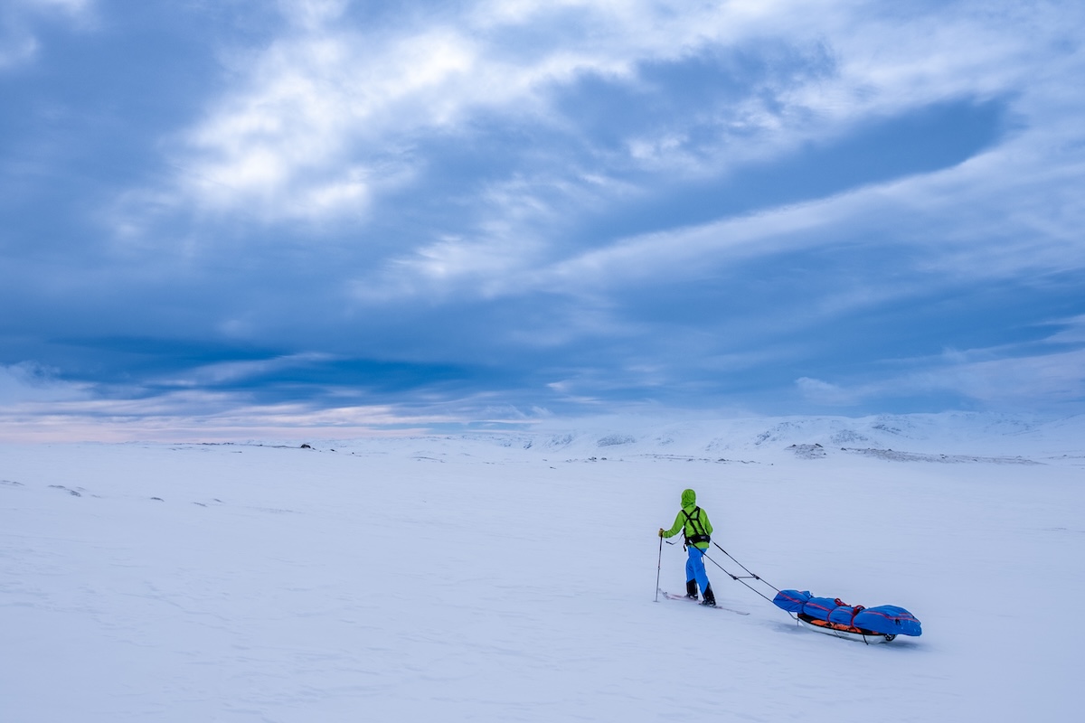 Guests enjoying winter camp activities